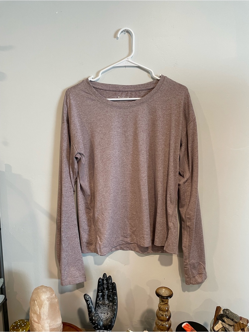 Cozy Long-Sleeve Crewneck Top